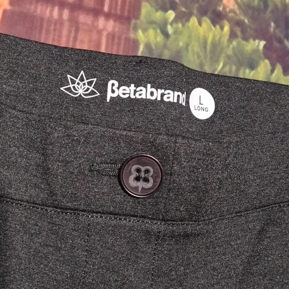 Betabrand Gray Leggings Pants‎ Large Long - Picture 4 of 6